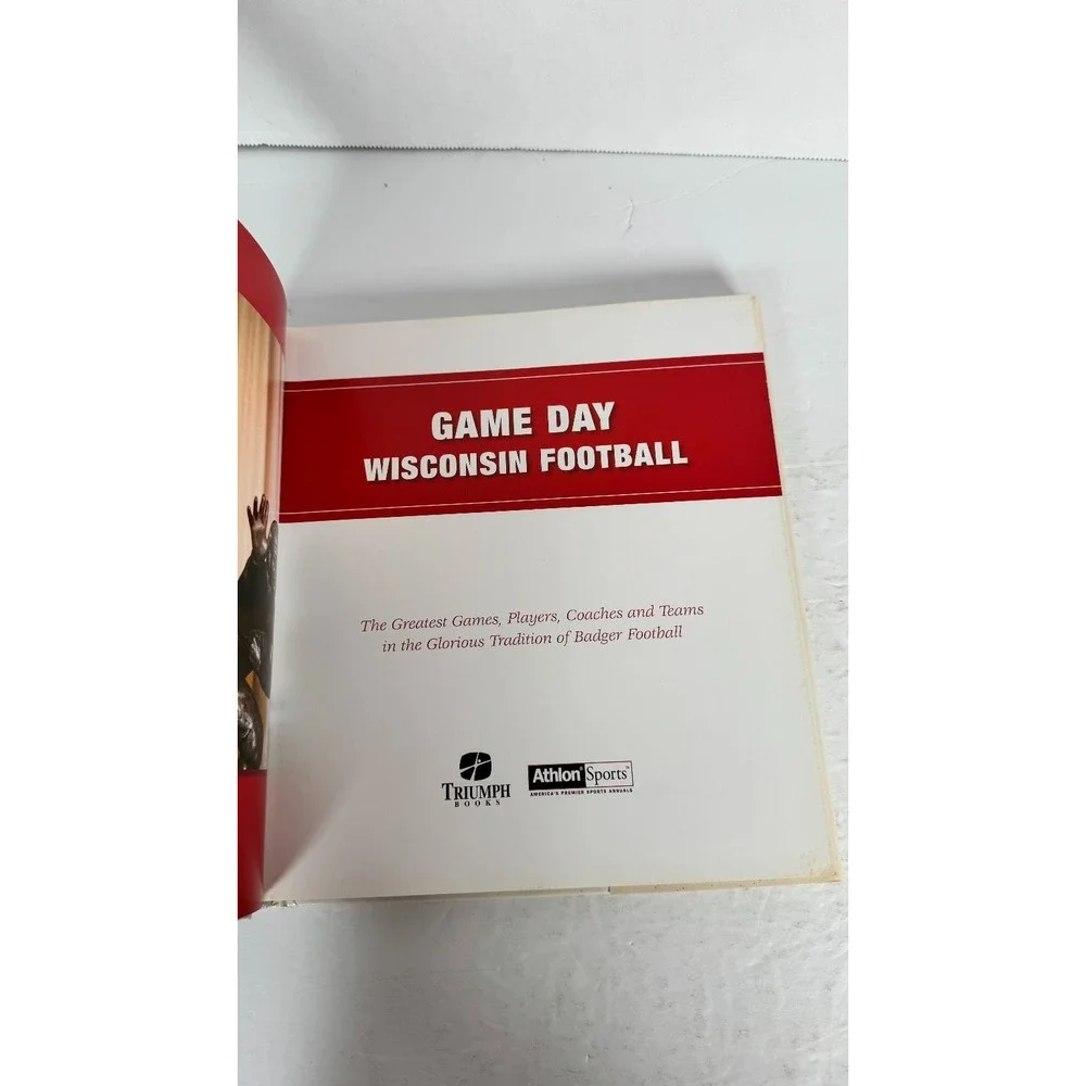 Game Day Football Books Lot Texas Alabama Nebraska Wisconsin Penn State 2005